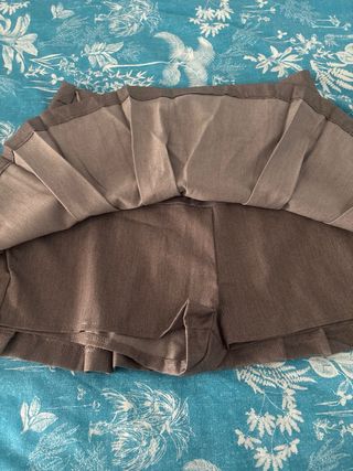 Falda pantalón mini gris DAZY