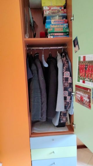 Armadio ad angolo componibile 3 pezzi