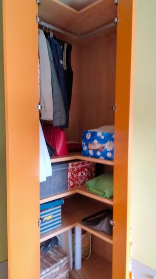 Armadio ad angolo componibile 3 pezzi