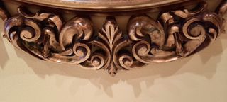 Espejo Antiguo Luis XV Pan de Oro