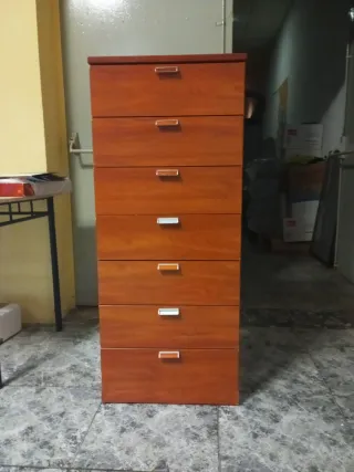 Cajonera de madera 7 cajones