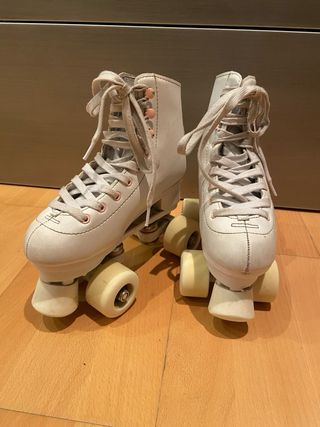 Patines Artísticos Blancos Talla 34