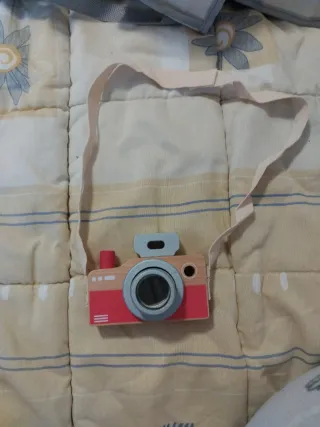 Cámara de juguete con lente caleidoscopio