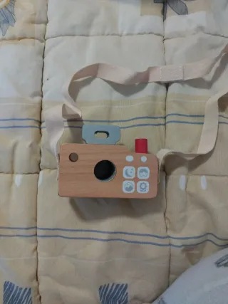 Cámara de juguete con lente caleidoscopio