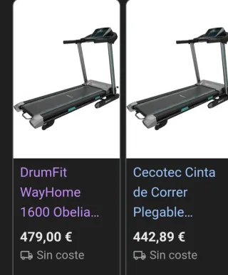 Cinta de Correr Plegable Cecotec NO HAGO ENVÍO