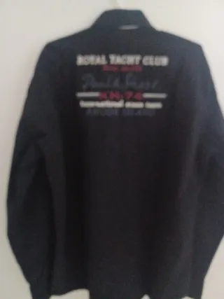 Camisa Paul & Shark Negra Talla L