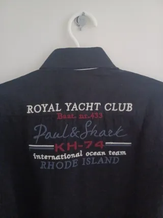 Camisa Paul & Shark Negra Talla L