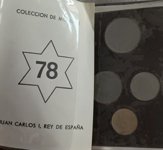 6 Carteras Colección Numismática Española