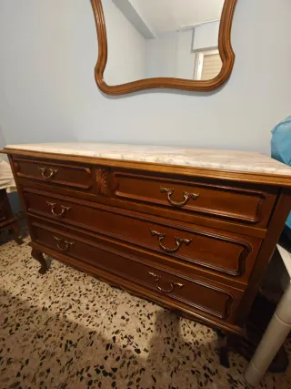 Muebles de habitación vintage de madera