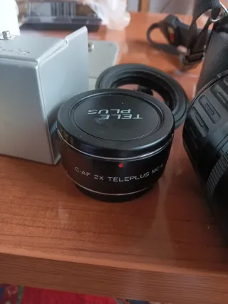 Cámara Canon EOS 10 con 2 objetivos