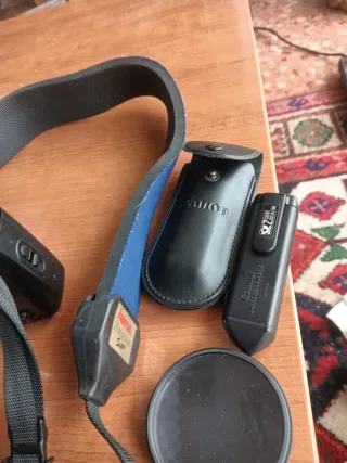 Cámara Canon EOS 10 con 2 objetivos