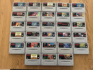 Lote Juegos Super Nintendo SNES