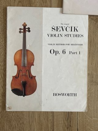 Libros de Violín Sevcik