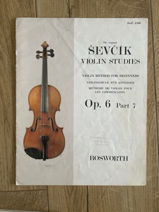 Libros de Violín Sevcik