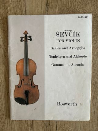 Libros de Violín Sevcik