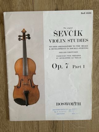 Libros de Violín Sevcik