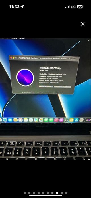 MacBook Pro 13” Plata