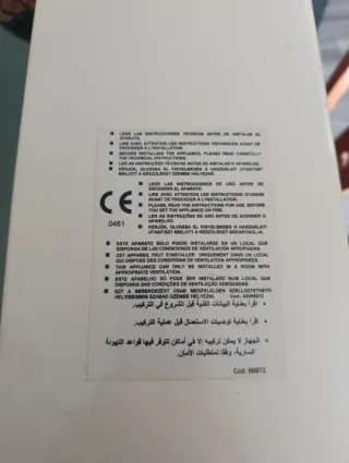 Termo de gas natural Cointra