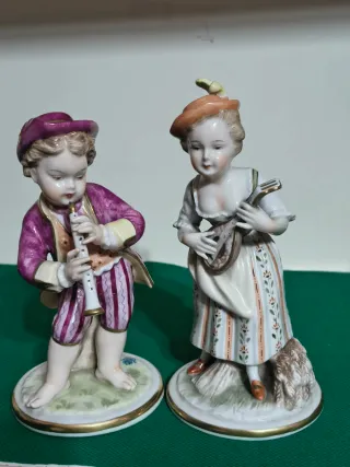 Coppia statuine suonatori Germania