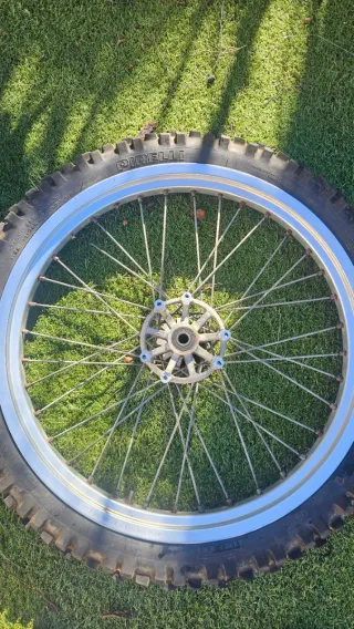 Ruedas Cross Derbi Cromadas