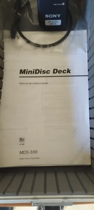 Reproductor Grabador MiniDisc Sony MDS-S50