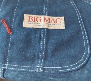 Salopette Big Mac Vintage Blu