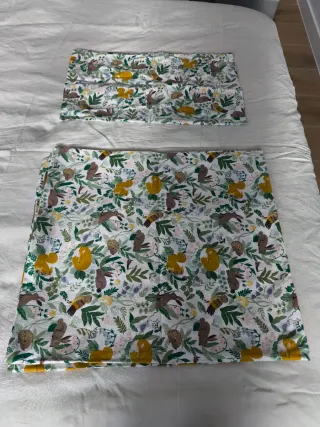 Funda nórdica cuna Ikea estampado animalitos NUEVO