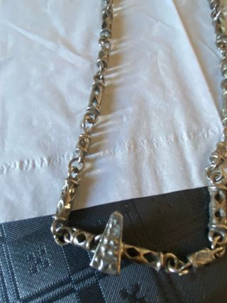 Collar cadena acero inoxidable eslabones