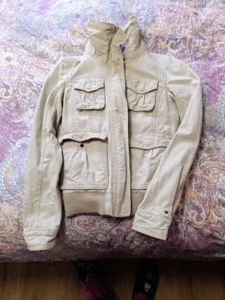 Cazadora Tommy Hilfiger Mujer Beige