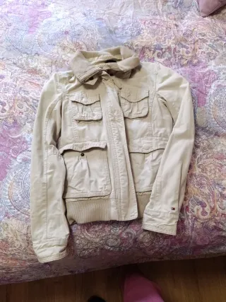 Cazadora Tommy Hilfiger Mujer Beige