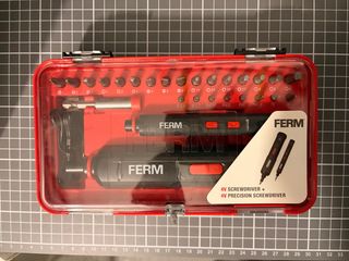 Kit Destornilladores Eléctricos Ferm
