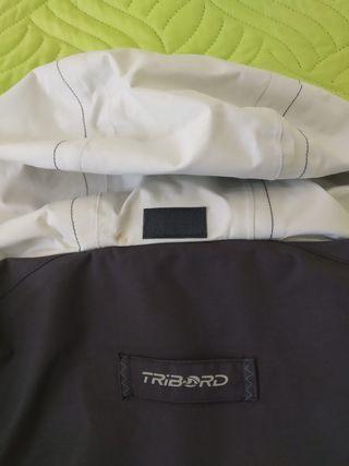 Chaqueta Tribord Vela Negra y Blanca