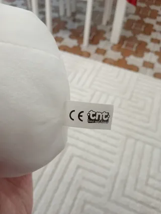 Peluche coniglietto bianco e rosa