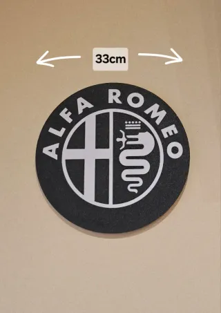 Emblema Alfa Romeo Pared