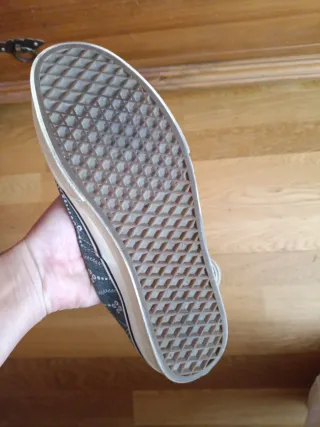 Zapatillas Vans azules con estampado