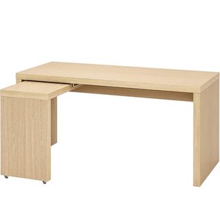 Mesa estudio roble Malm Ikea