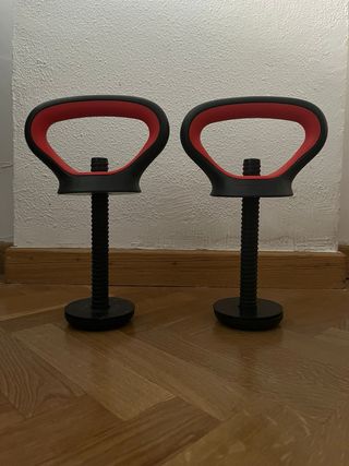 Juego de discos de pesas + Banco musculación