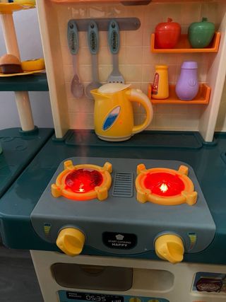 Cocinita Home Kitchen de Juguete con luces, sonido