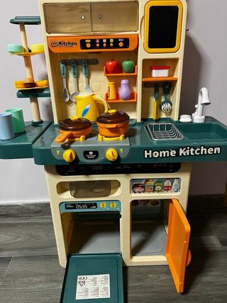 Cocinita Home Kitchen de Juguete con luces, sonido