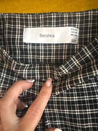 Falda cuadros Bershka Talla XS