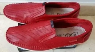 Mocasines náuticos de piel LEONAL