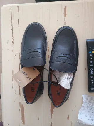 Zapatos escolares negros talla 37