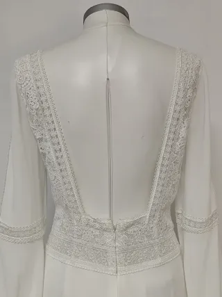 Vestido Novia Rosa Clará Modelo Cabana