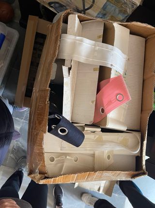 8 cintas para cortinas (mercería)