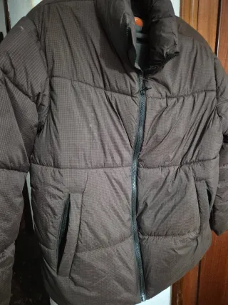 Plumífero hombre talla XL marrón