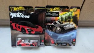 2 Hot Wheels Premium senna y mazda 787b