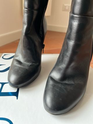 Stivaletti Guess neri tacco 10 cm