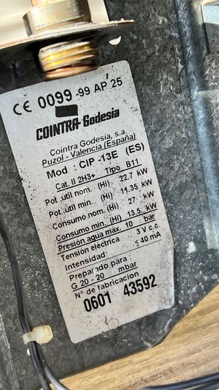 Calentador COINTRA para repuesto