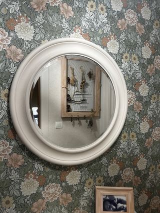 Consola clásica patas curvas cristal