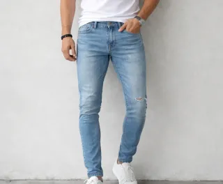 Jeans uomo Levi's, modello 512, tg 42, cotone